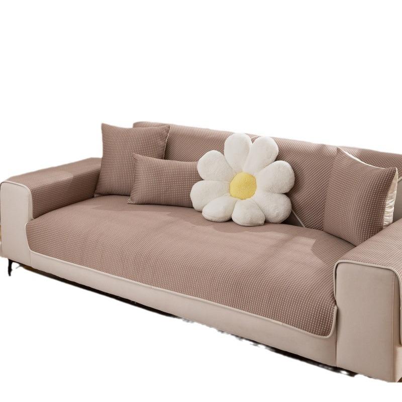 Ice Silk Sofa Cushion Summer Mat Seat Cushion  New Sofa Cover Non-Slip Backrest Armrest Cover