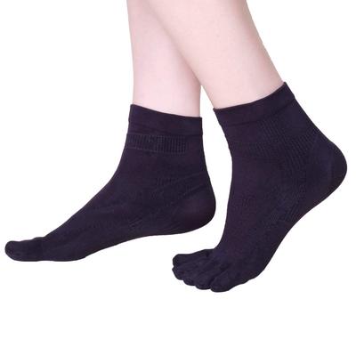 BE ALKA Arch Forming M 5-toe Socks, Black,
