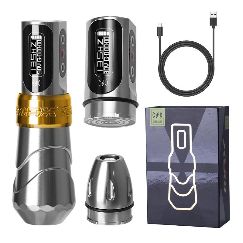 Wireless Tattoo Machine Pen: Battery-Powered Liner & Shader - Integrated Motor