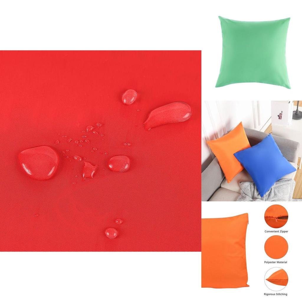 Luxurious Waterproof Garden Cushion Cover In Solid Colour Perfect For Outdoor And Indoor Use