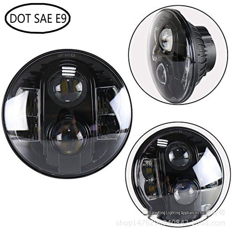 

7-inch 80W High Brightness Headlight for JEEP Wrangler Silver Base