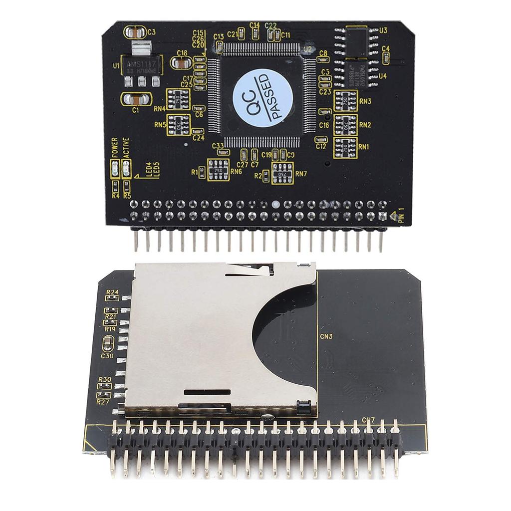 Richer-R Memory Card To IDE Adapter, Micro Memory Card To IDE, Micro Memory CardTF Memory Card To IDE 44-pin Male Adapter, Supports DMAULTRA DMA Modes