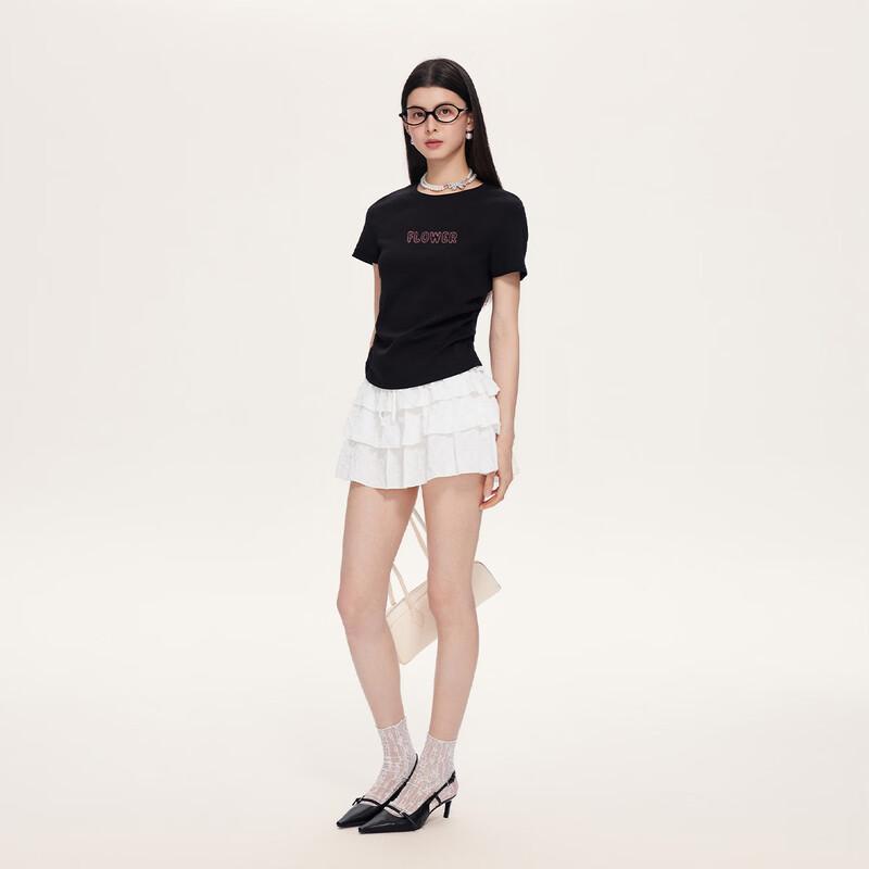 FivePlus Women's Slimming Round-Neck Short-Sleeve T-Shirt
