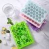 33 Grid Ices Cube Tray with Lid Easily Release Ices Cube Molds Food Grade Silicone Ices Maker Mold Easily Clean
