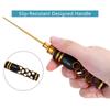 Steel Hex Screw Driver Set 4 Piece Nonslip Handle 1.5/2/2.5/3.0mm Allen Wrench for Precisions Tool Repair Applications