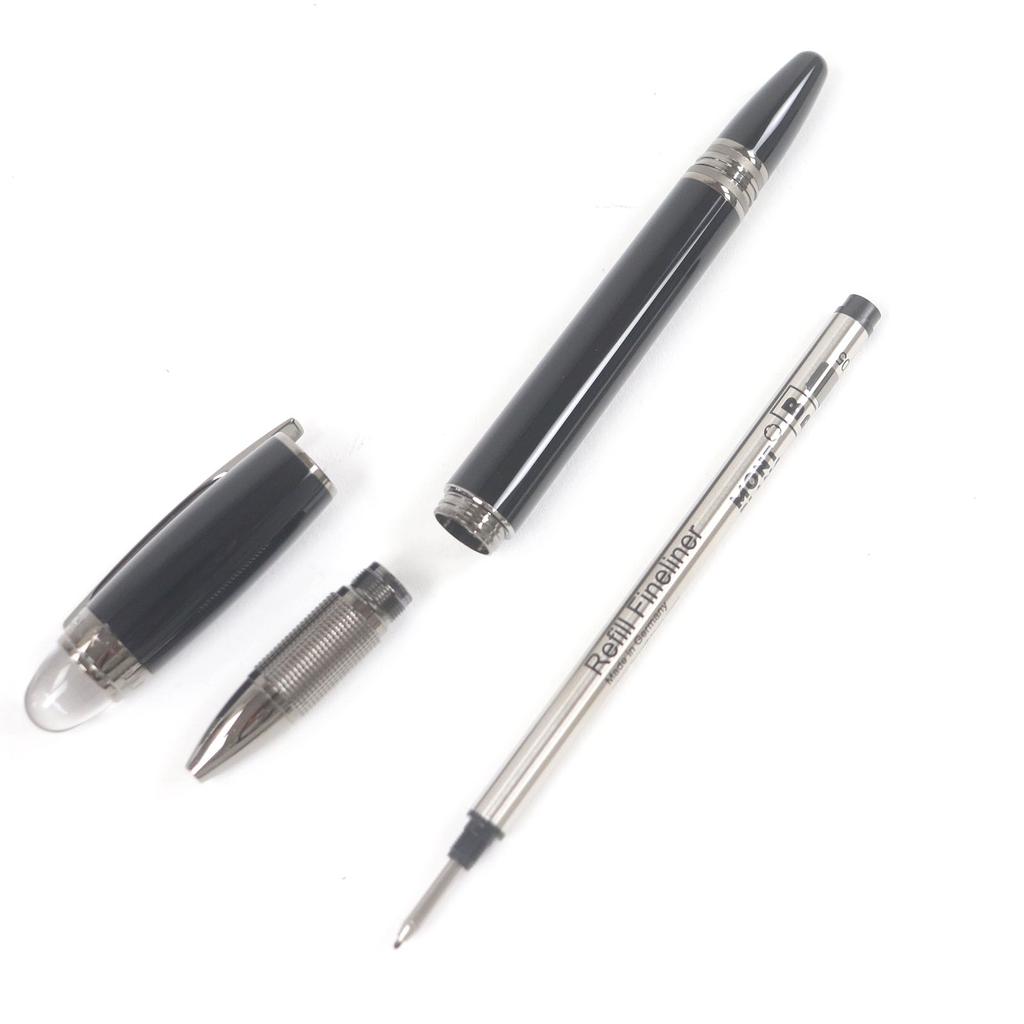 Excellent MONTBLANC Ballpoint Pen Starwalker Fineliner Cap-type Name Pen Midnight Black Used