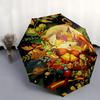 1pc Christmas Wonderland Automatic Open/CloseUmbrella, Portable Compact Umbrella for Men & Women J016