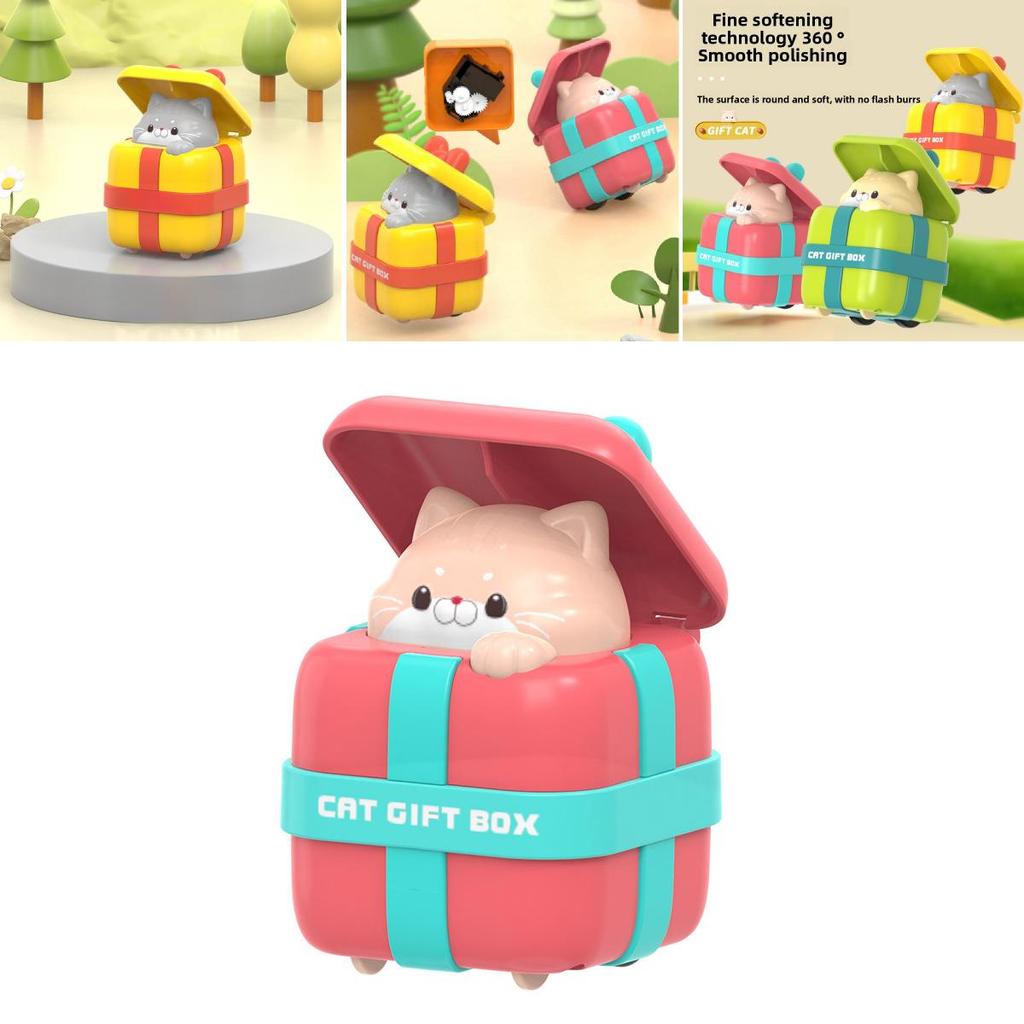 Preschool Learning Toy With Pressing Slider Cat For Early Education Kids