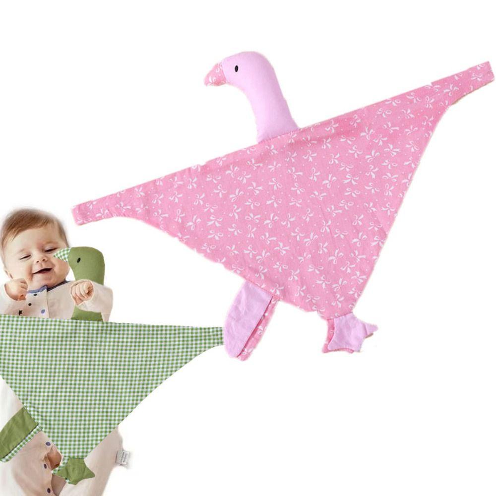 

Swan Goose Baby Sleeping Dolls Pure Cotton Kid Gooses Snuggle Toy Newborn Saliva Towel Kids Girls Style H