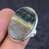 Bumble Bee Jasper Gemstone 925 Sterling Silver Jewelry Ring Size 9