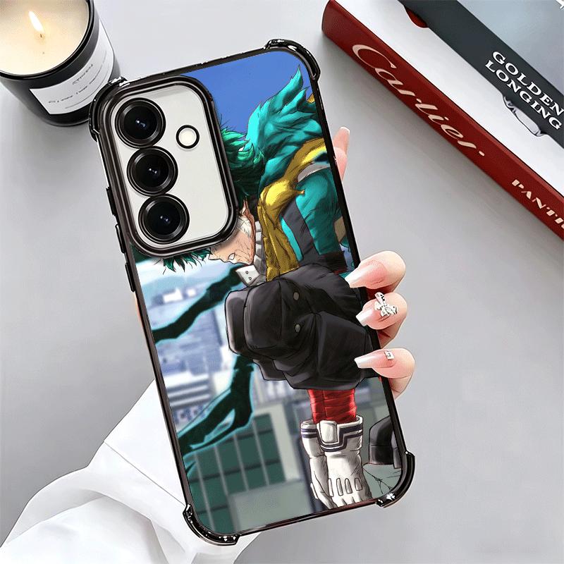 MHA My Hero Midoriya Izuku Deku Soft Phone Case For Samsung A17 A27 A07 A37 A57 A16 A56 A15 A55 A14 A54 A13 A53 A26 A36 A25 A35