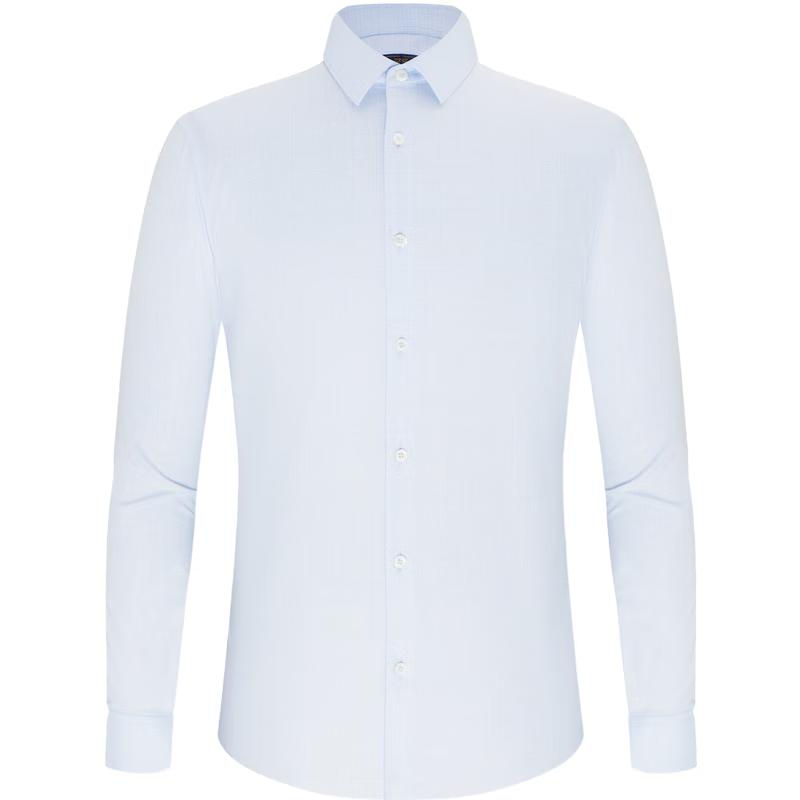 EMZ Erdos Men s Silk Blend Business Long Sleeve Shirt 41