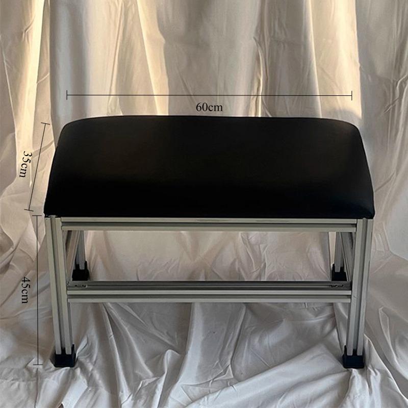 Metal Stools Modern Relaxing Ottoman Pouf Long Office Footstools Nordic Rectangular Entryway Benches Living Room Design