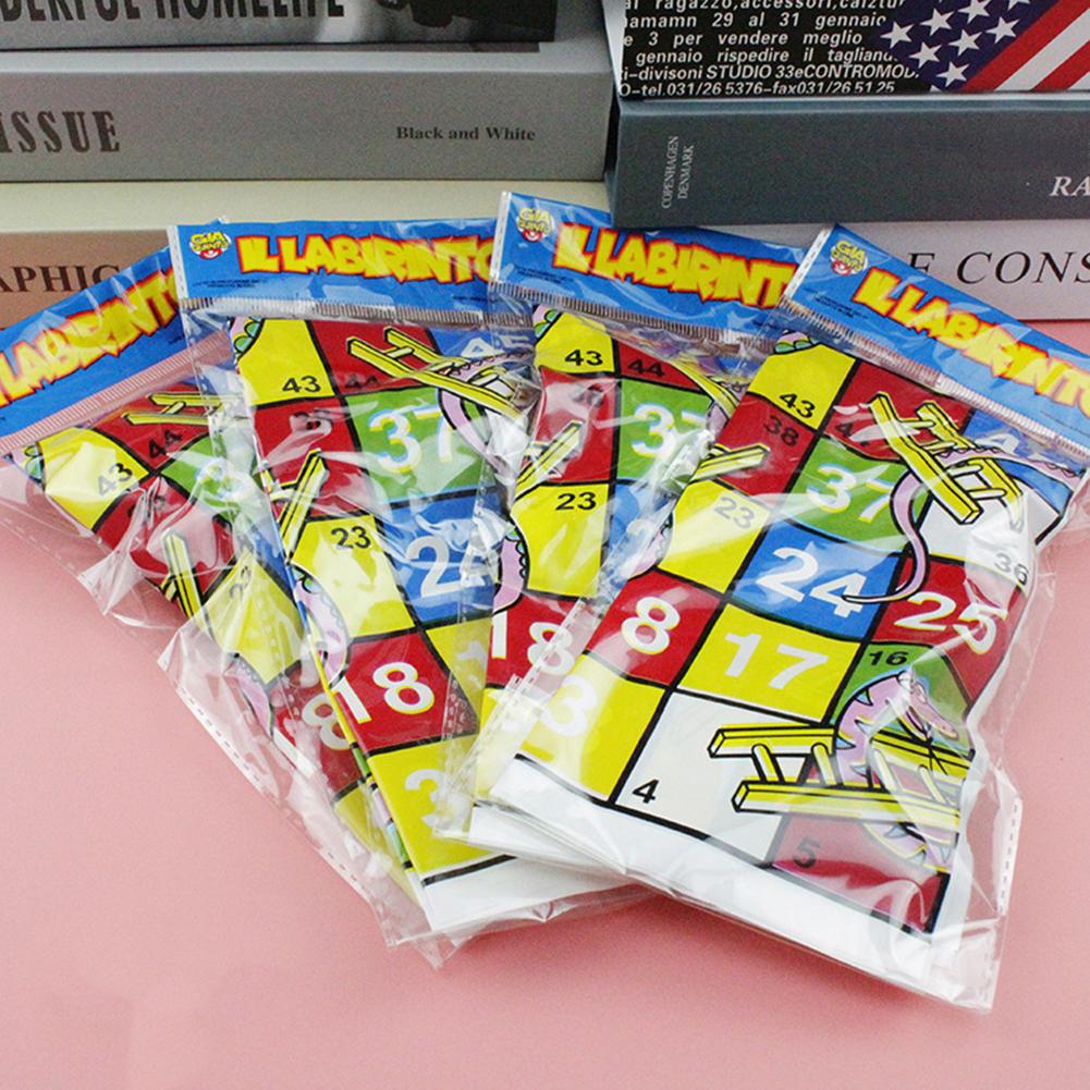 Funny Snake Ladder Flying Chess Set Children Kids Puzzle Family Party Games for Gifts Intelectual Learning