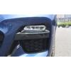 Fit For BMW X3 G01 X4 2018-  Black Steel Front Fog Lamp Light Strip Trim