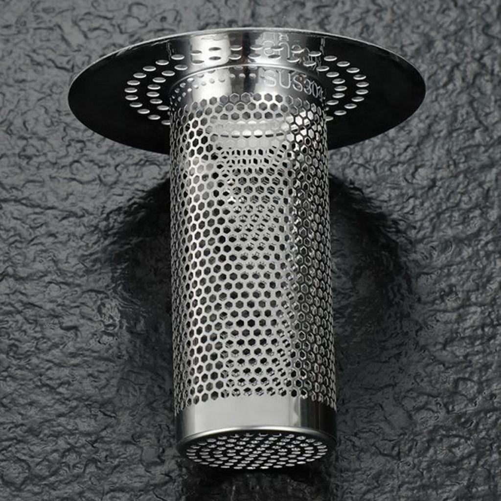 Sink Strainer Floor Drain Filter Stainless Steel Mesh Kitchen Sink Filter Bathtub Hair Catcher Stoper Anti-clog Shower Net
