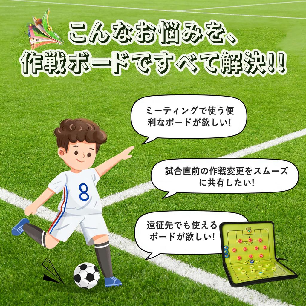 Soccer Board Strategy Board [Coach Recommended] Foldable Magnetic Compatible Tactics