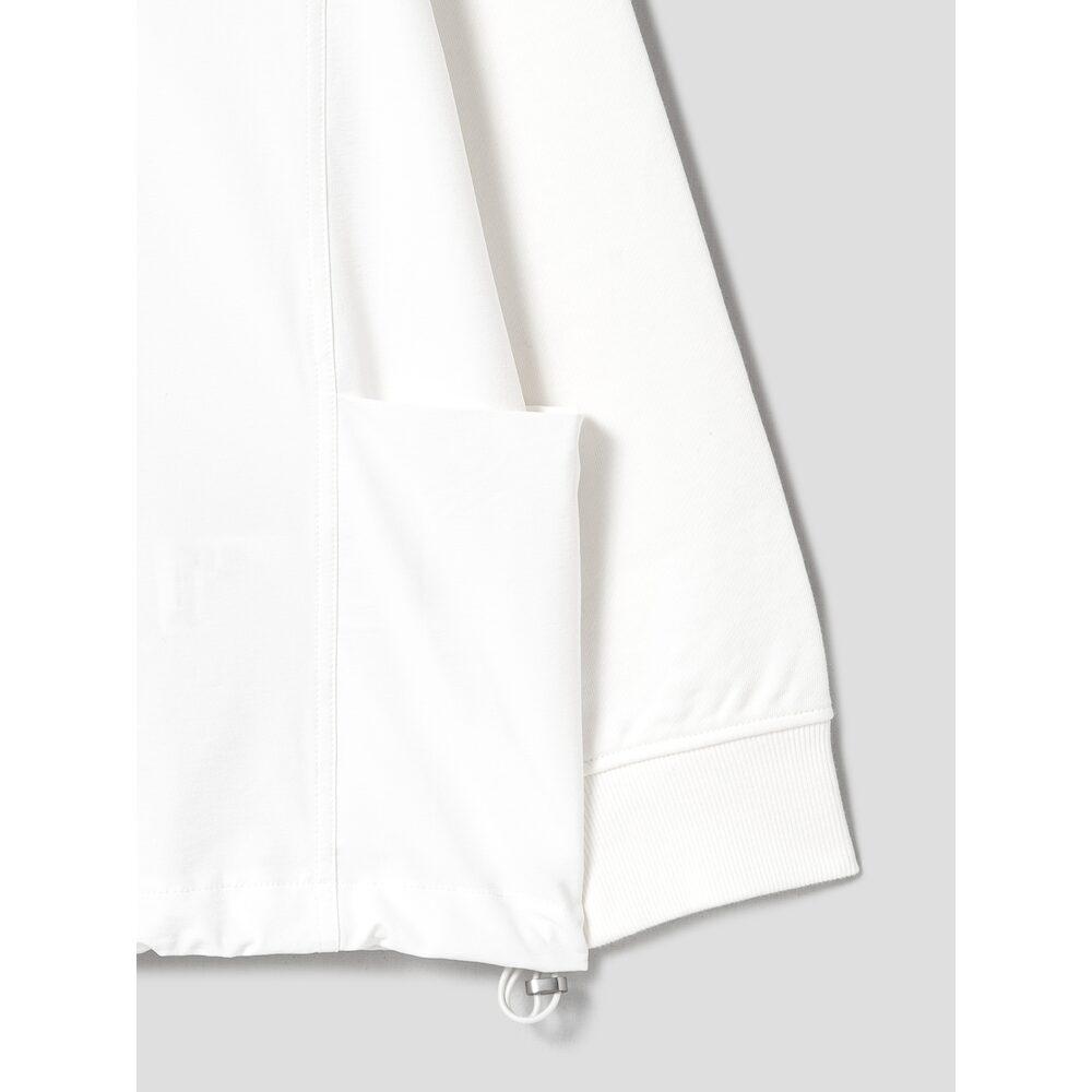 SHIFT.G Woven Mix Sweatshirts White