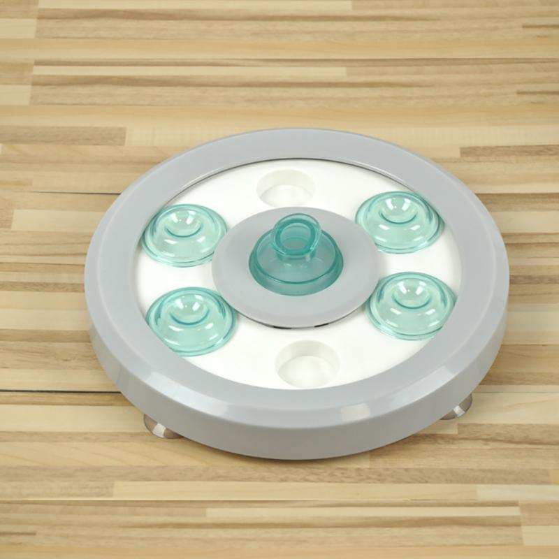 Dog Slow Feeding Bowl with Suction Cup Antiskid Pet Feeder Anti Choking Rice Bowl Dog Toys Stress