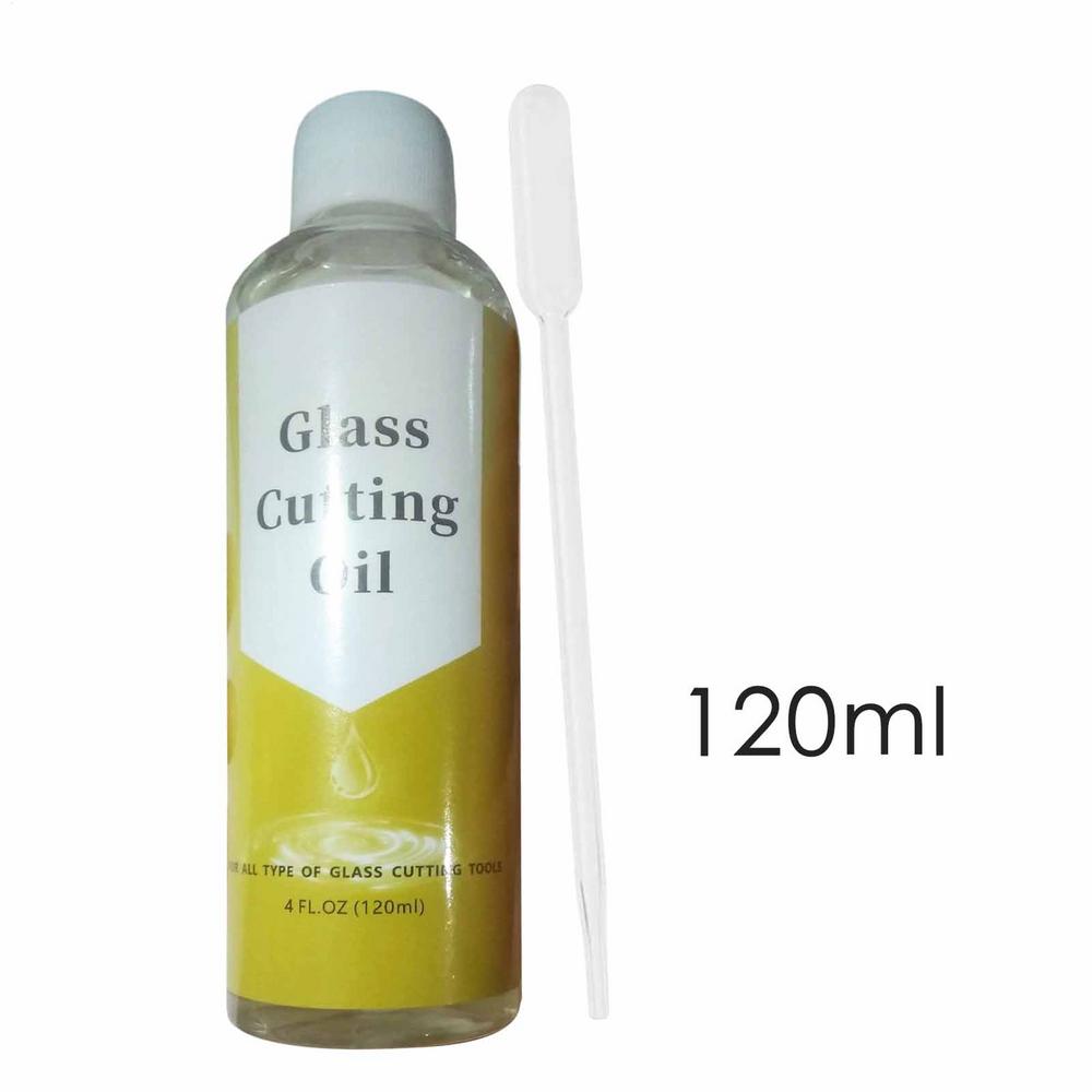 

120 мл Масло для резки Для резака витражного стекла Масло для сверла по стеклу Простое в использовании Многоцелевое Жидкость для режущего инструмента для зеркал