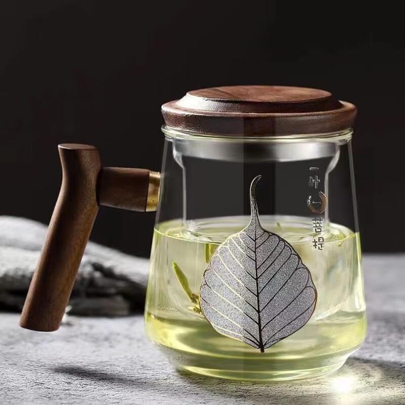 

MULTIPOTENT Bodhi Leaf Glass Tea Infuser Cup