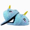 Blue Unicorn Slippers, Universal, Women's, Men's Plush ONESIES
