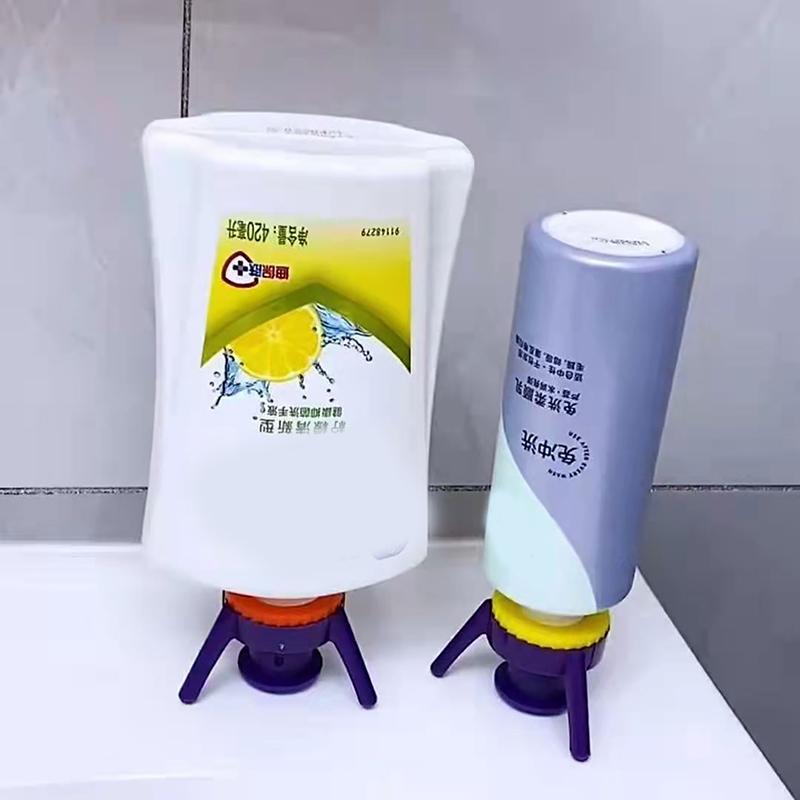 3 /6Pcs Bottles Stand Cap Kit Set Easy Pour Out Thick Liquid Bottle Emptying Kit Women Make-Up Kitchen Bathroom