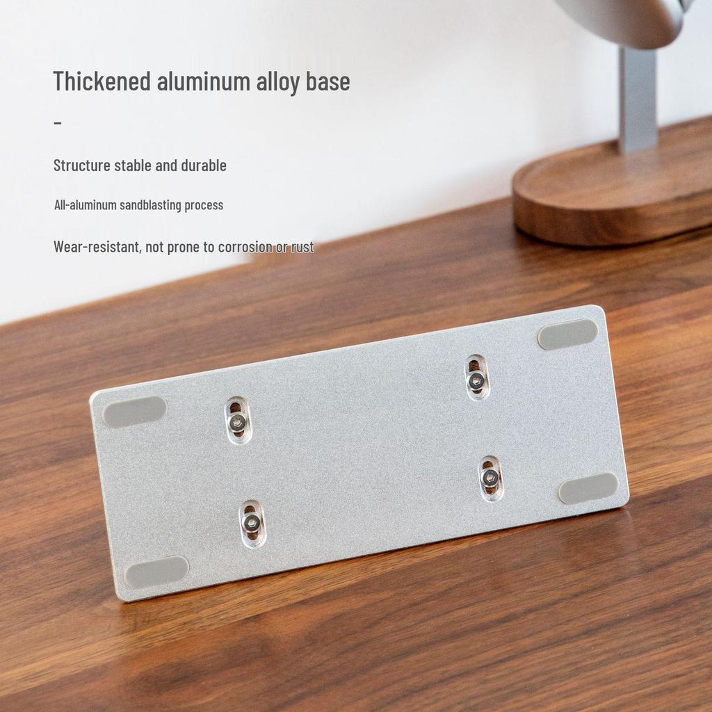 Adjustable Vertical Laptop Stand, Desktop Computer Holder, MacBook Upright Storage Rack, Metal