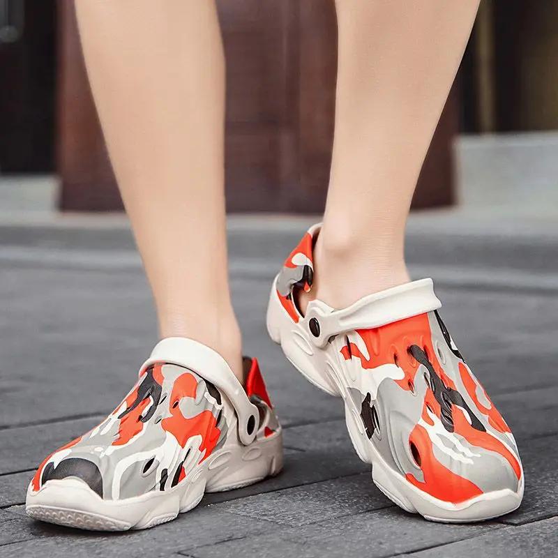 Fashion Ultralight Shoes for Men Rubber Hole Comfortable Luxury 2025 Adult Stylish Original Casual New Summer Low Price Sale Man Sandals