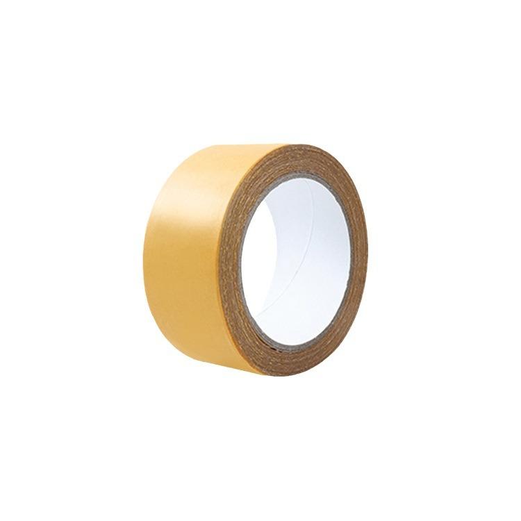 Strong Cloth Double Sided Tape Yellow High Viscosity Wide Carpet Double Sided Tape Transparent Mesh Fiberglass Tape