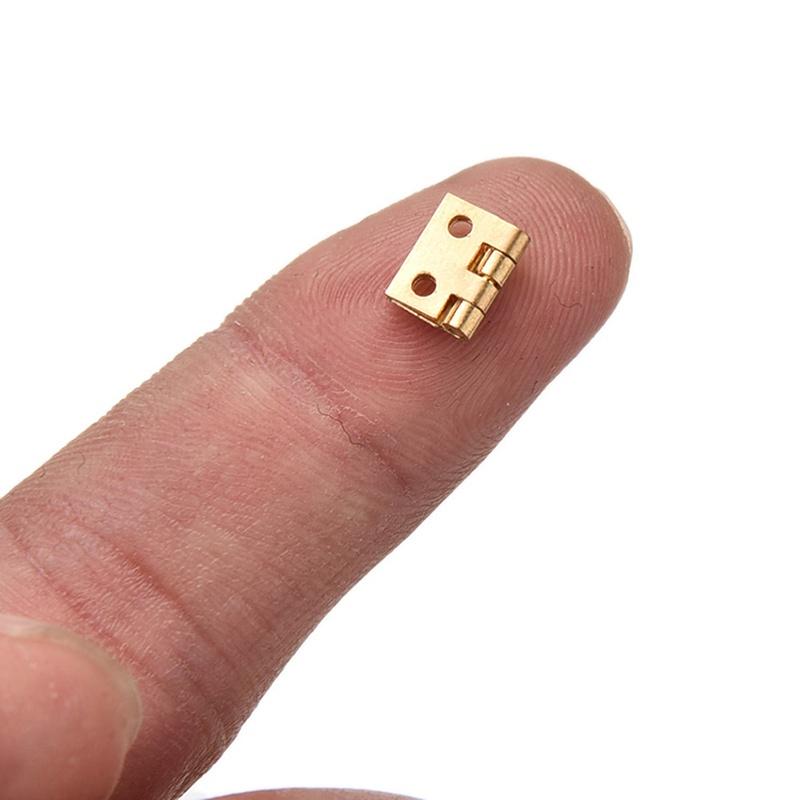 20x Mini Small Metal Scharnier für 1//12 Haus Miniatur Kabinett Möbel DDEWZS