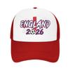 England Football Match Mesh Baseball Caps Unisex Trucker Worker Cap Usa Canada Mexico Soccer Dad Hat Summer Trucker Hat