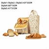 Buckle Closure Baguette Storage Bag Reusable Toast Storage Bag  Baguette Toast Storage