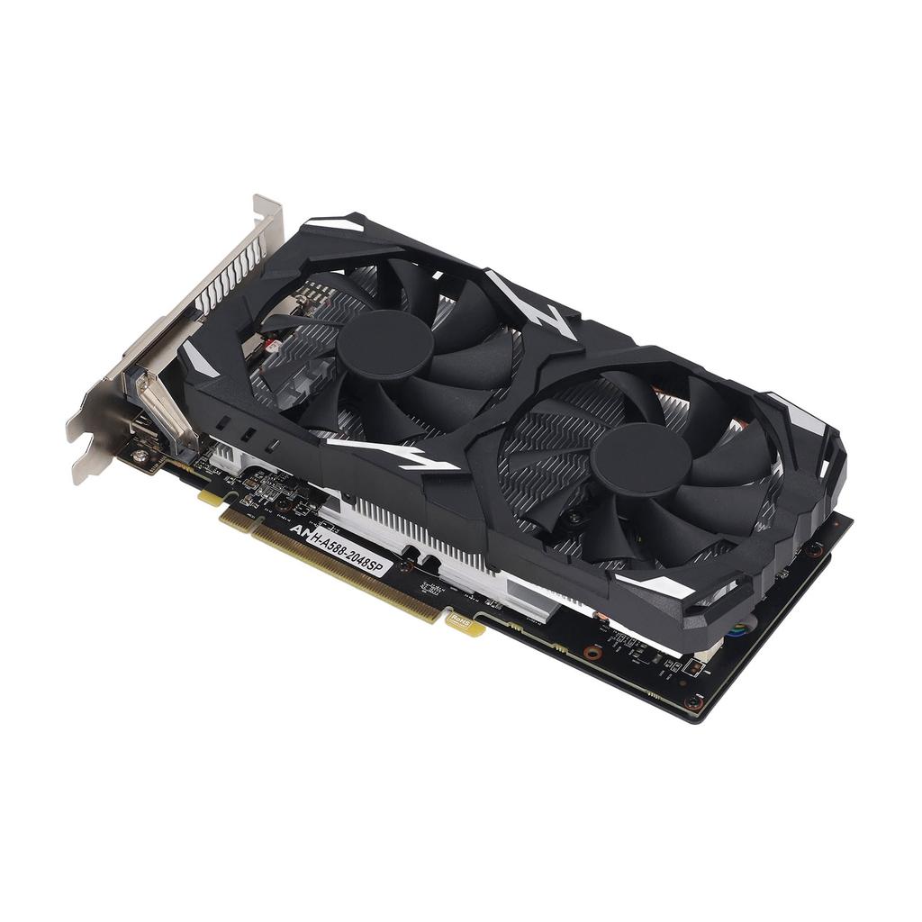 RX580 Game Graphics Card 8GB GDDR5 256BIT Low Noise Desktop Computer Graphics Card for Win 10 11 Vista for Linux