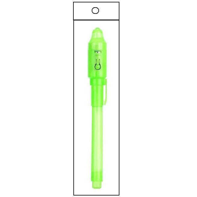 Glow-in-the-Dark Purple UV Invisible Marker - Minimalist Fluorescent Money Detector Pen.