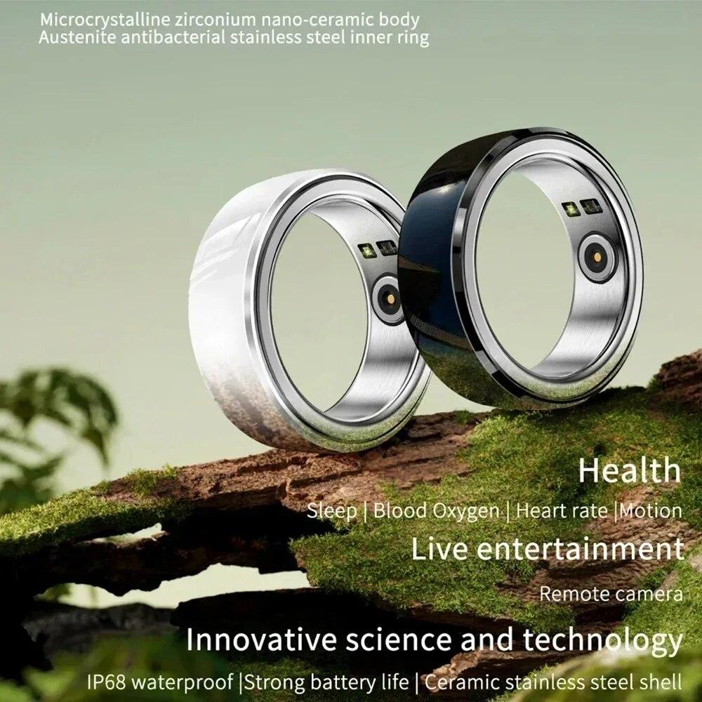 Smart Fitness Tracker Ring - Health Monitor With Heart Rate, Blood Oxygen & Sleep Tracking