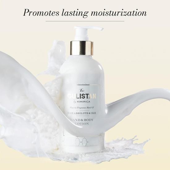 Kimirica The Gulistan Moisturizing Hand and Body Lotion | 100% Vegan and Paraben Free with Goodness of Rose Water | 100% Vegan 300ml