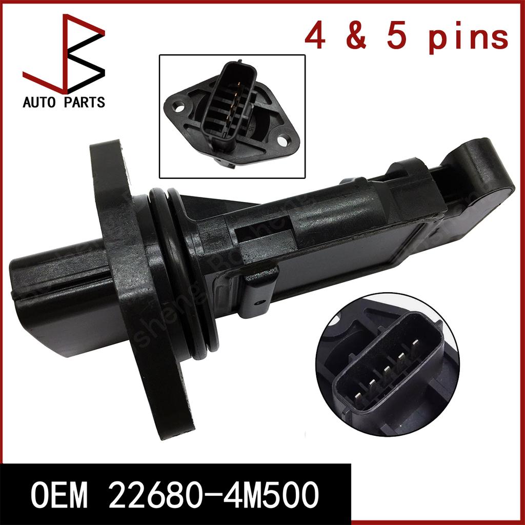 OEM 22680-4M500 226804M500 4/5Pin Mass Air Flow Meter MAF Sensor For Nissan Infiniti Maxima Almera Patrol X-Trail 22680-4M501