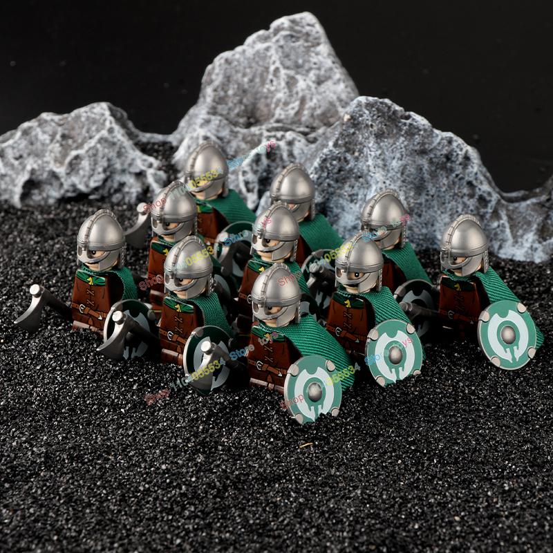 Movie Series Orc Uruk-hai Army Action Figures Mini Bricks Doll Assemble Building Blocks MOC DIY Toys for kid gift