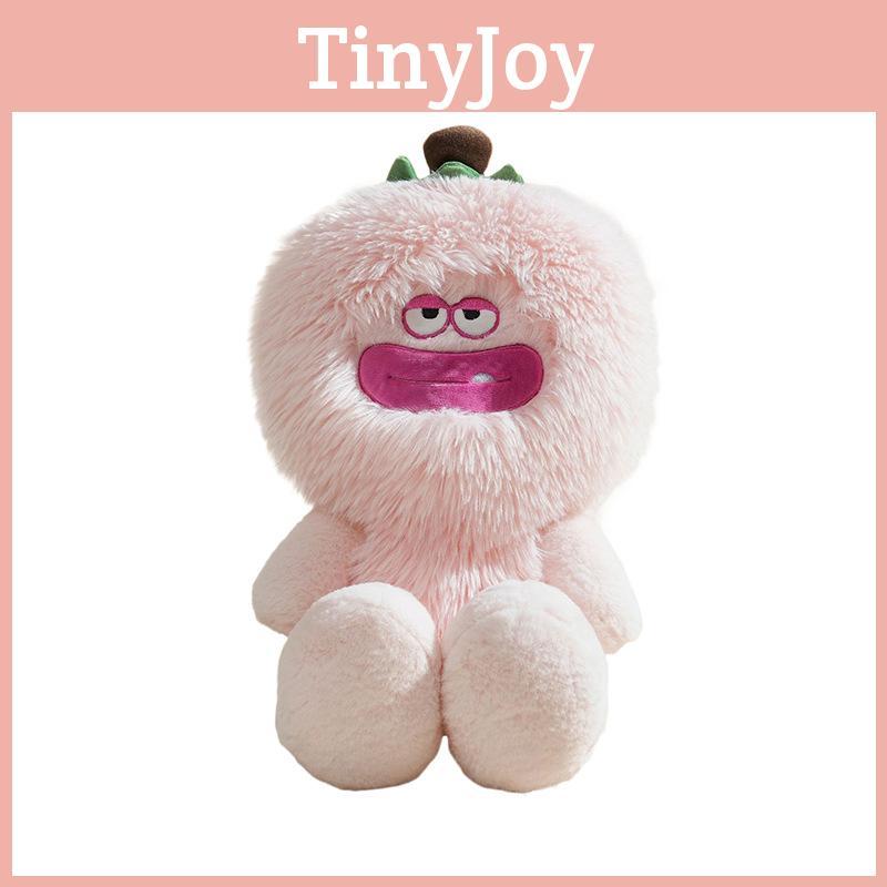 Soft Monster Plush Peach Fruit Toy With Pp Cotton For Bedroom Decor And Gifts
