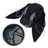 Distressed Baseball Hat with Rabbit Ears Sunproof Visor Hat for Spring Camping Adult Outdoor Breathable Cycling Hat