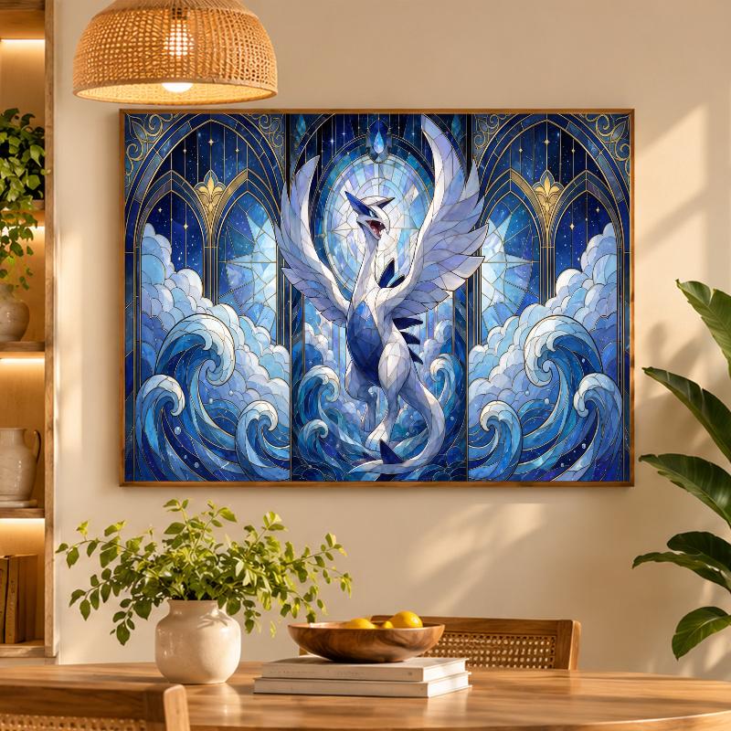 5D Diamond Painting Lugia DIY Full Drill Diamond Art Kit Home Decoration