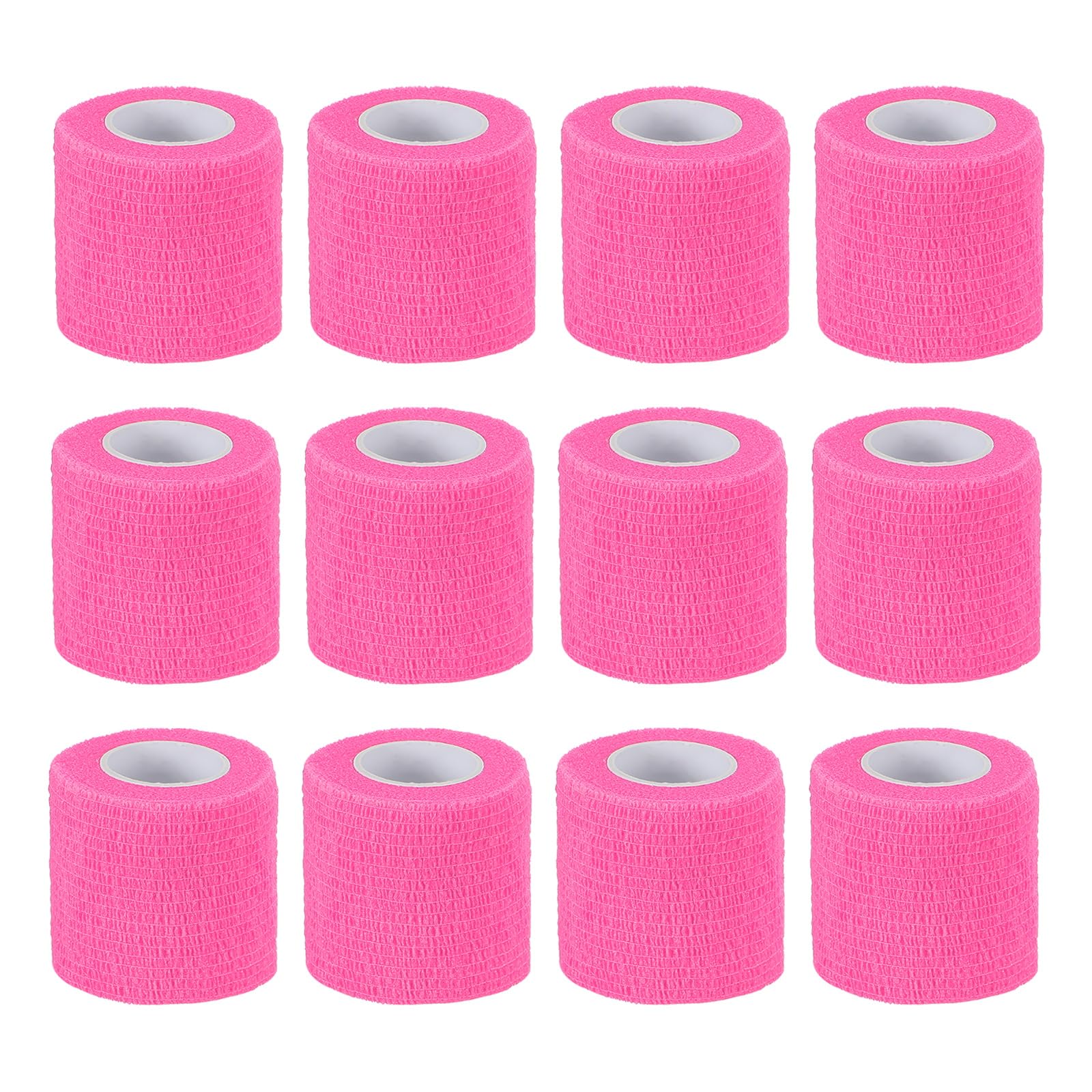 

PATIKIL x 12 for Athletic and Outdoor Bright Pink 2 177 Self-Adhesive Bandages, Pieces, Elastic, Breathable, Self-Wound Tape, Stretchable, Sports,