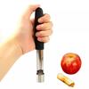 1pc Fruit Corer Kitchen Tool, Stainless Steel Fruit Core Remover Easy Coring Handle Kitchen Accessory Handheld Food Prep Tool
