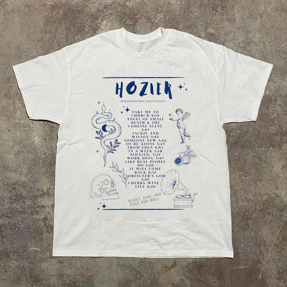 

Hozier Debut Album T shirt Tops Tee Full Size S-4XL S