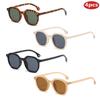 Car Sun Glasses 4pcs Classics Oval Sunglasses Women Trendy Brand Designer Green Leopard Sun Glasses Female Driving Eyeglasses