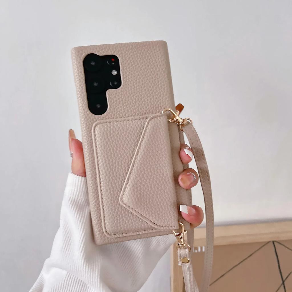 Crossbody Leather Phone Case for Samsung Galaxy S23 FE S25 S24 S22 Ultra A15 A25 A35 A55 A54 A34 Wallet with Card Holder Cover