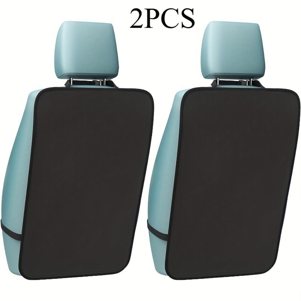 

2PCS Automatic Seat Back Kick Protector - Large Black Car Seat Cover Anti-Stain Anti-Mud Anti-Stain and Scratch Durable Seat Cover чёрный