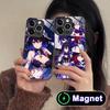 HSR Seele Glass MagSafe Mobile Phone Case for iPhone 17 16 15 14 13 12 11 Air Pro Max Plus Mini Colorful Cover