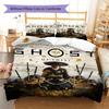 Ghost of Yotei Pattern Bedding Quilt Set Quilt Cover Pillowcase Home Decoration Gift (1 * Duvet Cover + 2 * Pillowcase, Without Core)